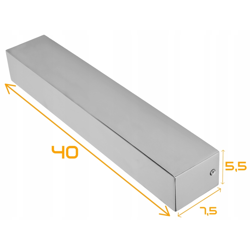 LED Bathroom wall light LED/9W/230V 40 cm IP44 polished chrome