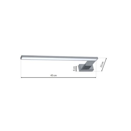 LED bathroom wall light SHINE 1xLED/11W/230V IP44