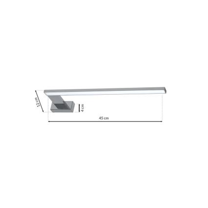 LED bathroom wall light SHINE 1xLED/11W/230V IP44