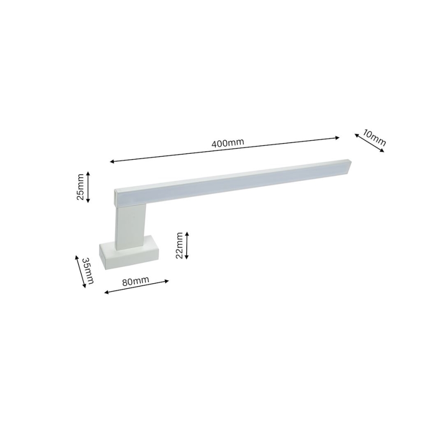 LED bathroom wall light SHINE 1xLED/11W/230V IP44