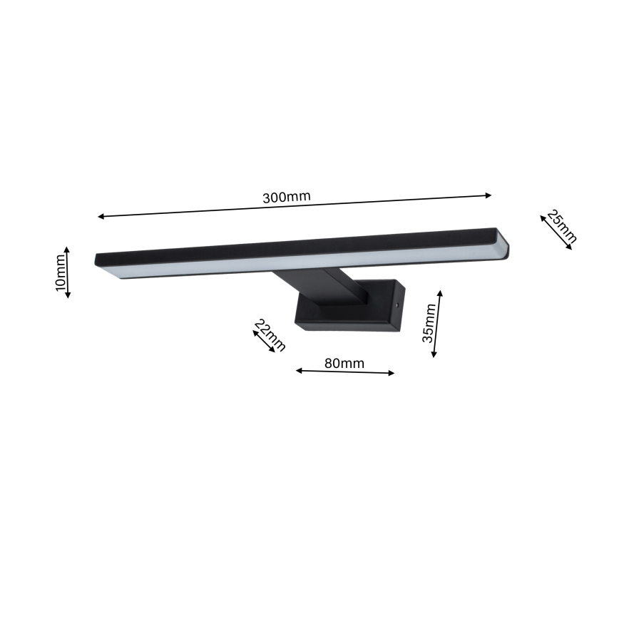 LED Bathroom wall light SHINE 1xLED/7W/230V IP44