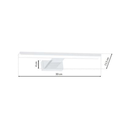 LED bathroom wall light SHINE 1xLED/7W/230V IP44