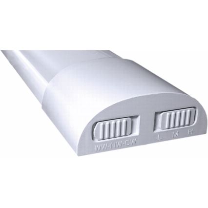 Dimmable LED Linear Fixture DAISY RIBBON LED/20/30/40W/230V 3000/4300/6500K 120 cm White
