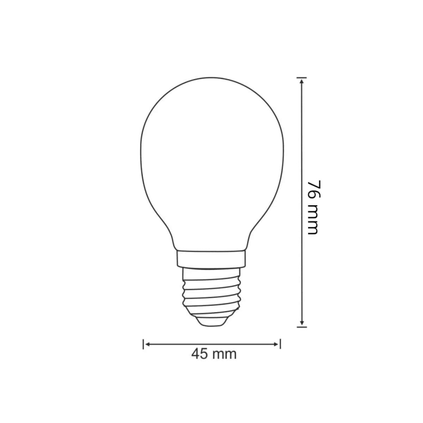 LED Bulb 1xE27/2,5W/230V 3000K