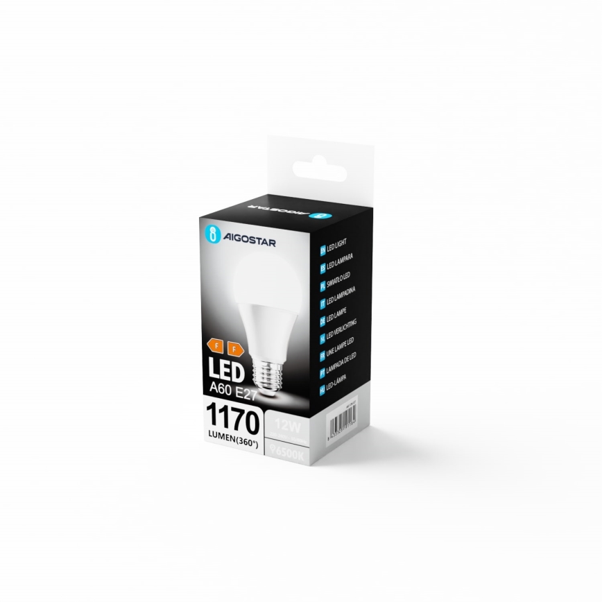 LED Bulb A60 E27/12W/230V 6500K - Aigostar