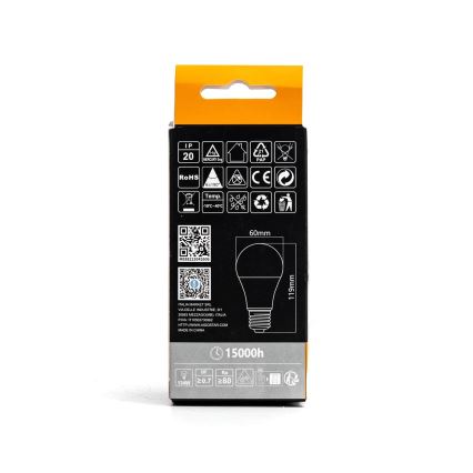 LED Bulb A60 E27/21W/230V 3000K - Aigostar