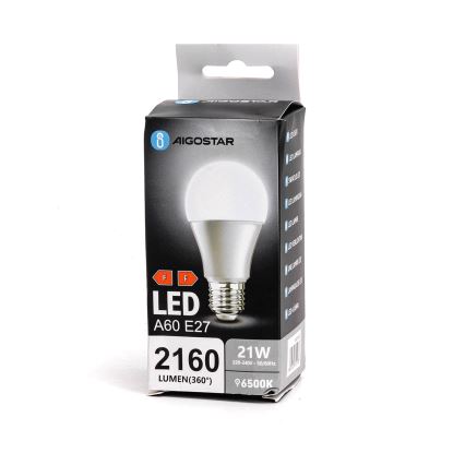 LED Bulb A60 E27/21W/230V 6500K - Aigostar