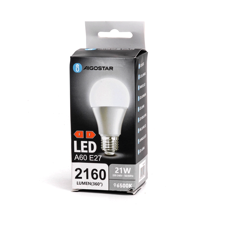 LED Bulb A60 E27/21W/230V 6500K - Aigostar