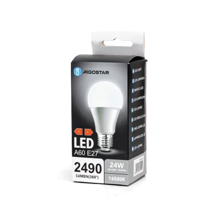 LED Bulb A60 E27/24W/230V 6500K - Aigostar