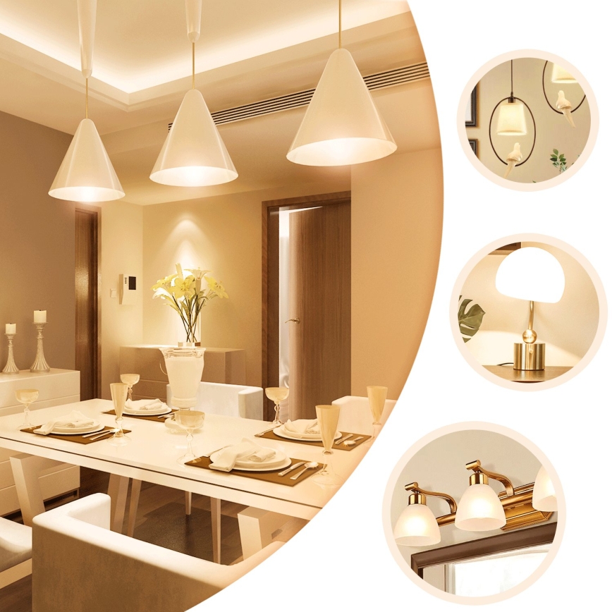 LED Bulb A60 E27/26W/230V 3000K - Aigostar
