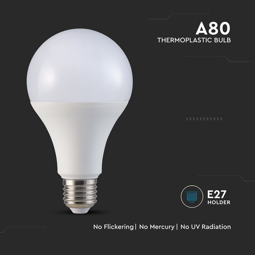 LED Bulb A80 E27/20W/230V 4000K