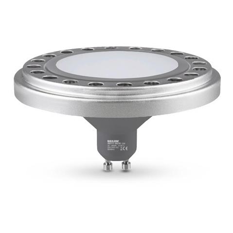LED Bulb AR111 GU10/12W/230V 3000K silver 120°