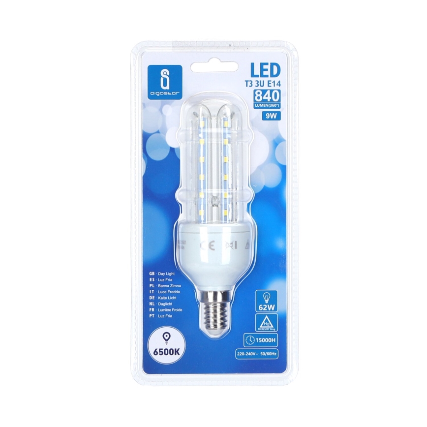LED Bulb B5 E14/9W/230V 6500K - Aigostar