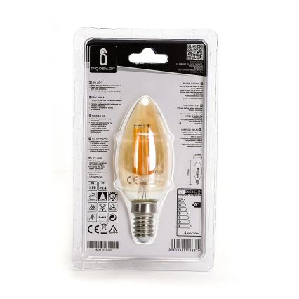 LED bulb C35 E14/4W/230V 2200K - Aigostar