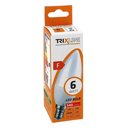 LED Bulb C35 E14/6W/230V 2700K