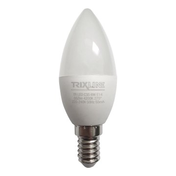 LED Bulb C35 E14/6W/230V 4200K