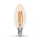 LED Bulb CLASIC AMBER C35 E14/5W/230V 2200K -  Brilagi