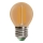 LED Bulb CLASIC AMBER G45 E27/4W/230V 2200K -  Brilagi