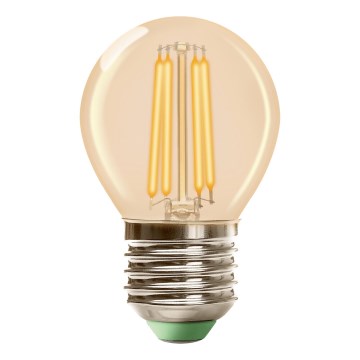 LED Bulb CLASSIC AMBER G45 E27/6.5W/230V 2200K - Brilagi