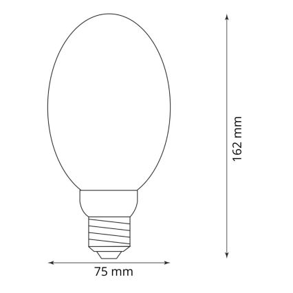LED Bulb DECO VINTAGE B75 E27/4W/230V 1800K