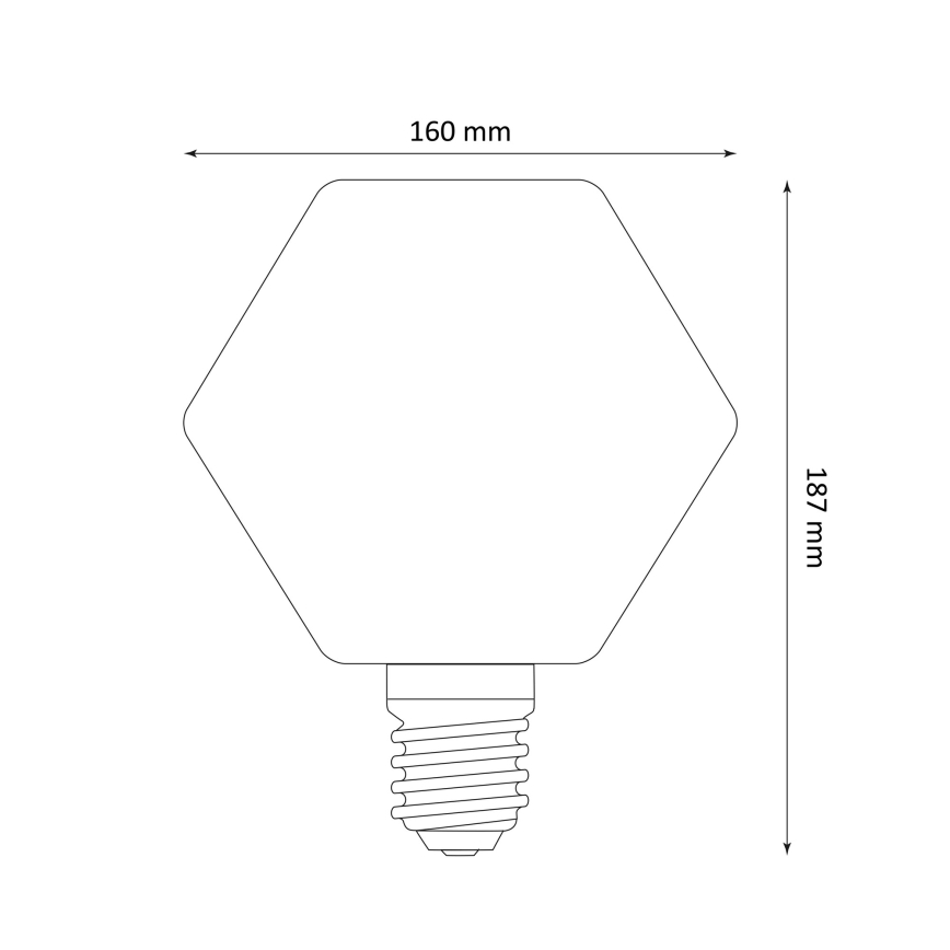 LED Bulb DECO VINTAGE E27/4W/230V 1800K