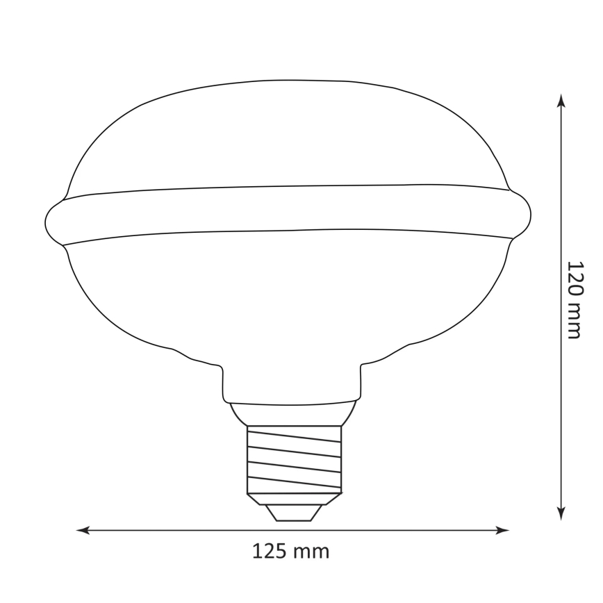 LED Bulb DECO VINTAGE FILAMENT UFO130 E27/4W/230V 1800K