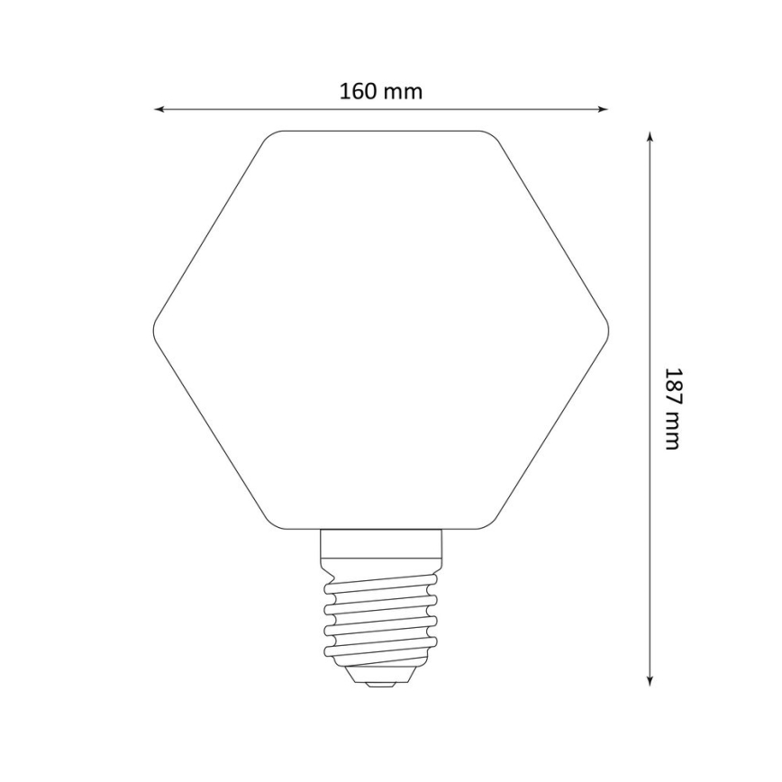 LED Bulb DECO VINTAGE LB160 E27/4W/230V 1800K