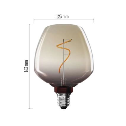 LED Bulb DECO VINTAGE S123 E27/4W/230V 1800K