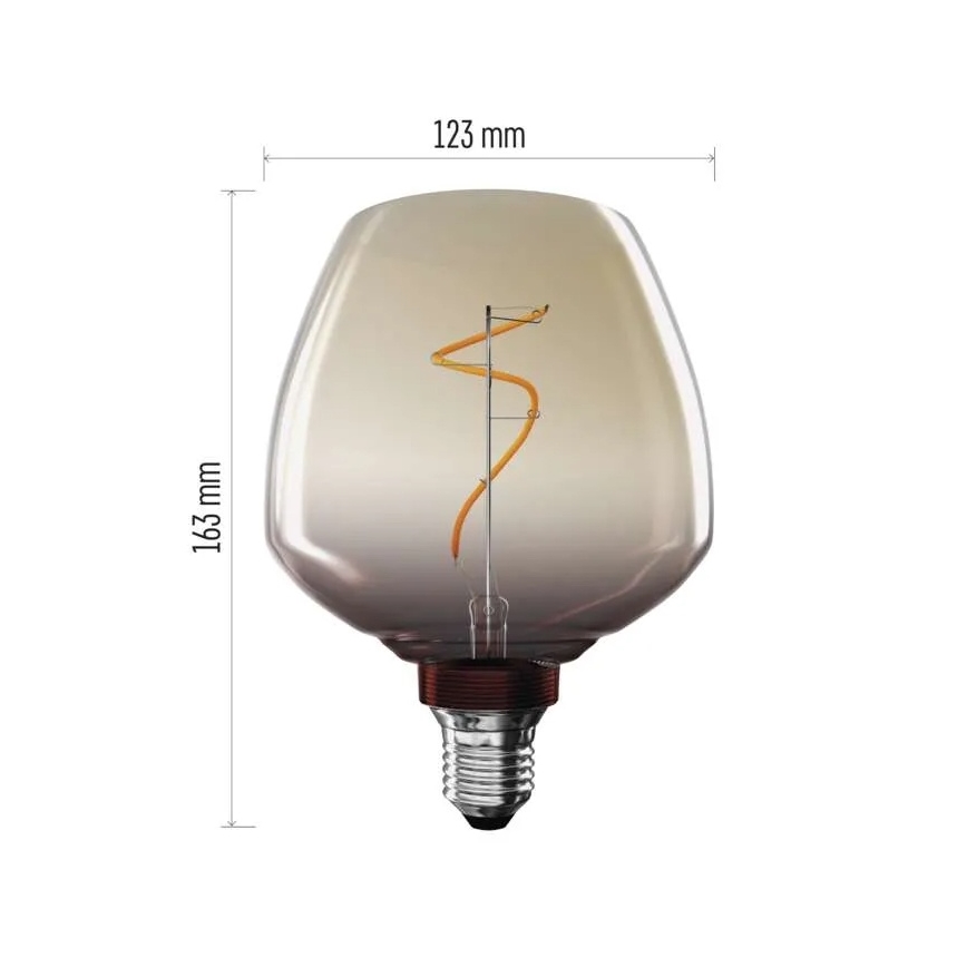 LED Bulb DECO VINTAGE S123 E27/4W/230V 1800K