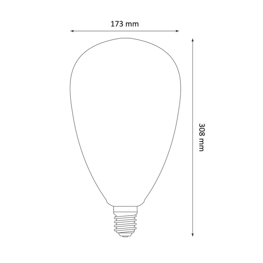 LED Bulb DECO VINTAGE S173 E27/4W/230V 1800K