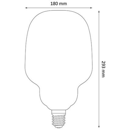 LED Bulb DECO VINTAGE S180 E27/4W/230V 1800K