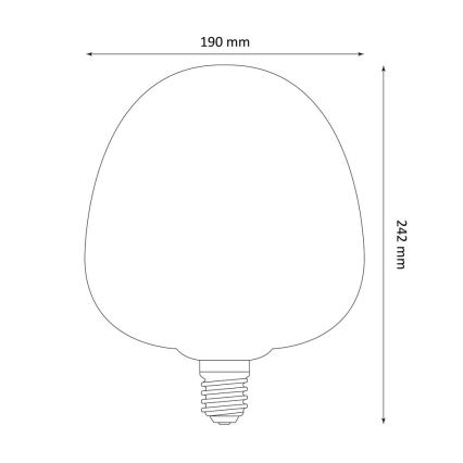 LED Bulb DECO VINTAGE S190 E27/4W/230V 1800K