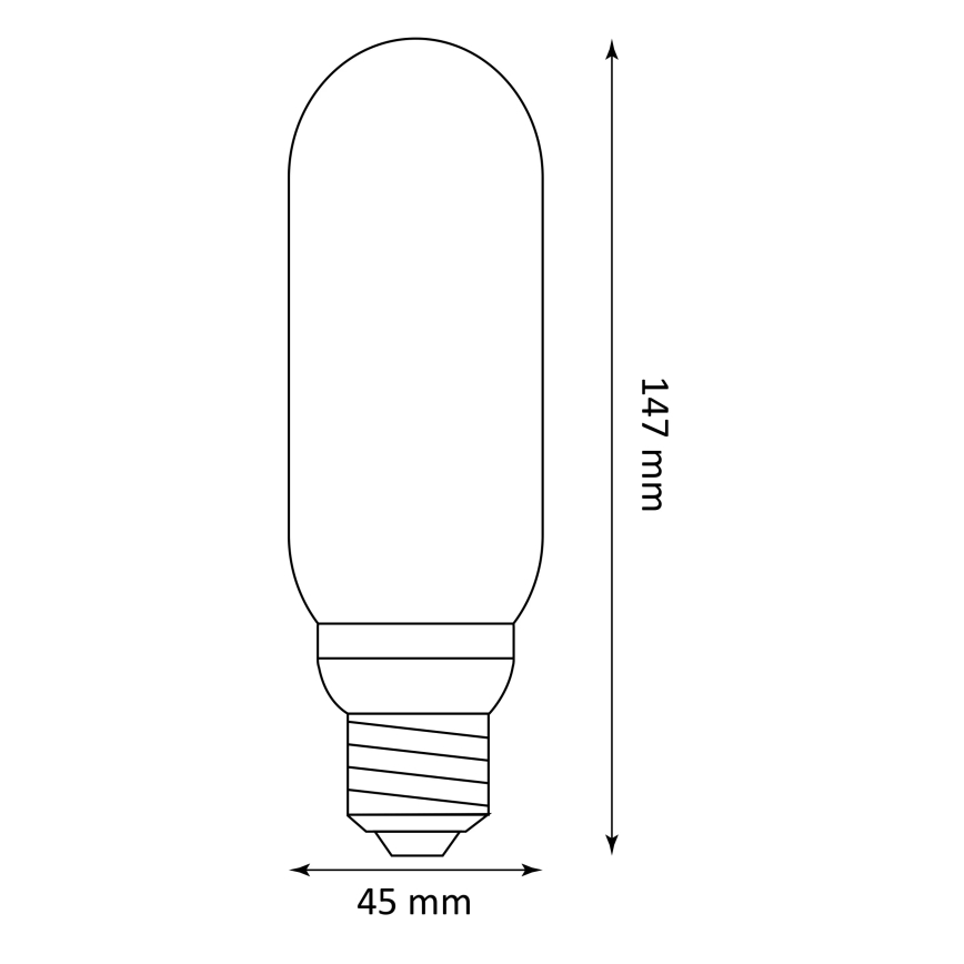 LED Bulb DECO VINTAGE T45 E27/4W/230V 1800K