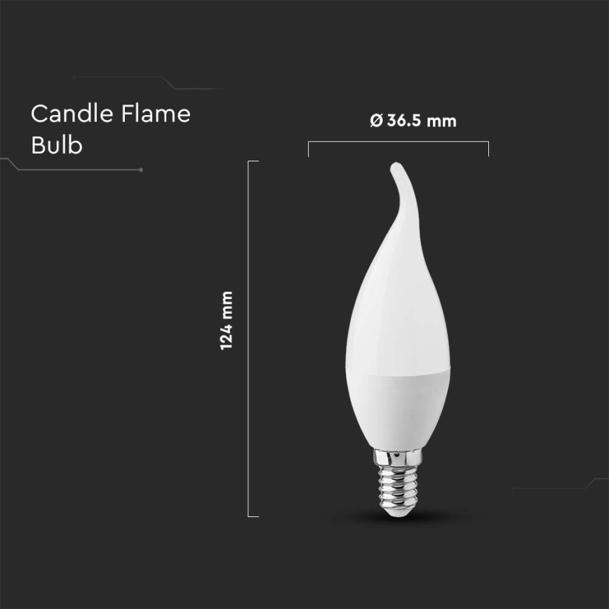 LED Bulb E14/3,7W/230V 3000K
