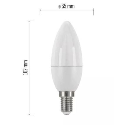 LED bulb E14/4,2W/230V 2700K CRI 94 Ra