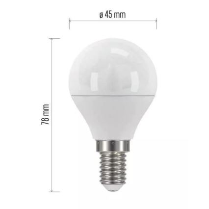 LED bulb E14/4,2W/230V 2700K CRI 94 Ra