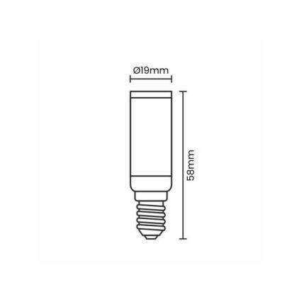 LED Bulb E14/4,5W/230V 2800K