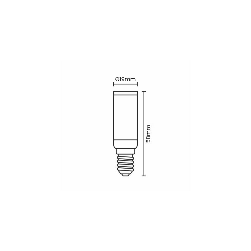 LED Bulb E14/4,5W/230V 2800K