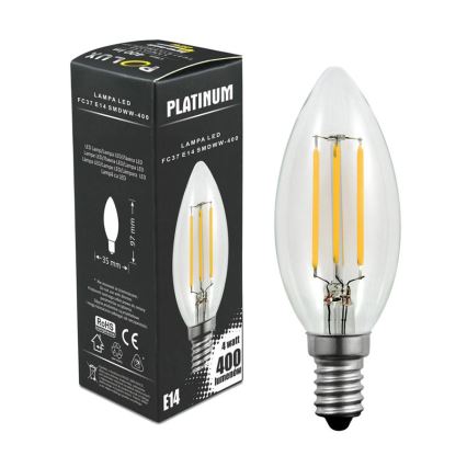 LED Bulb C37 E14/4W/230V 3000K