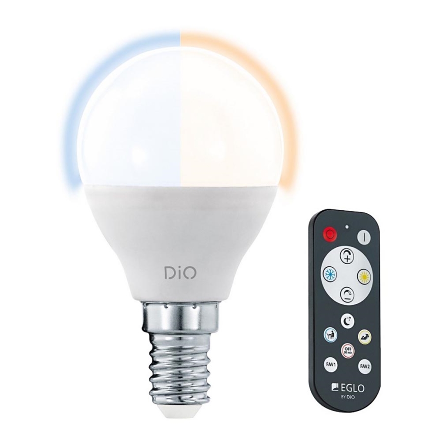 LED Bulb E14/5W/230V 2,700K-6,500K + RC - Eglo