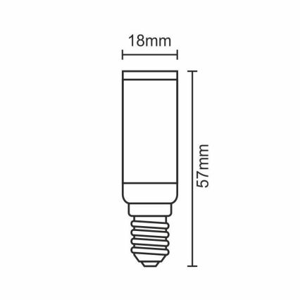 LED Bulb E14/5W/230V 4000K