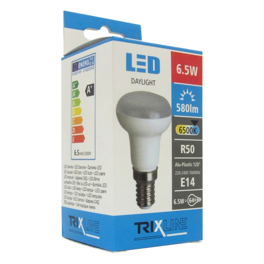 LED bulb E14/6,5W/230V 6500K