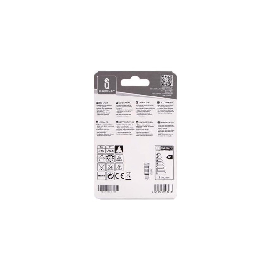 LED bulb E14/6W/230V 3000K - Aigostar