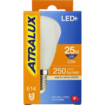 LED Bulb E14/6W/230V 3000K - Attralux