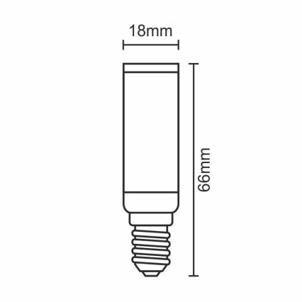 LED Bulb E14/7W/230V 2700K