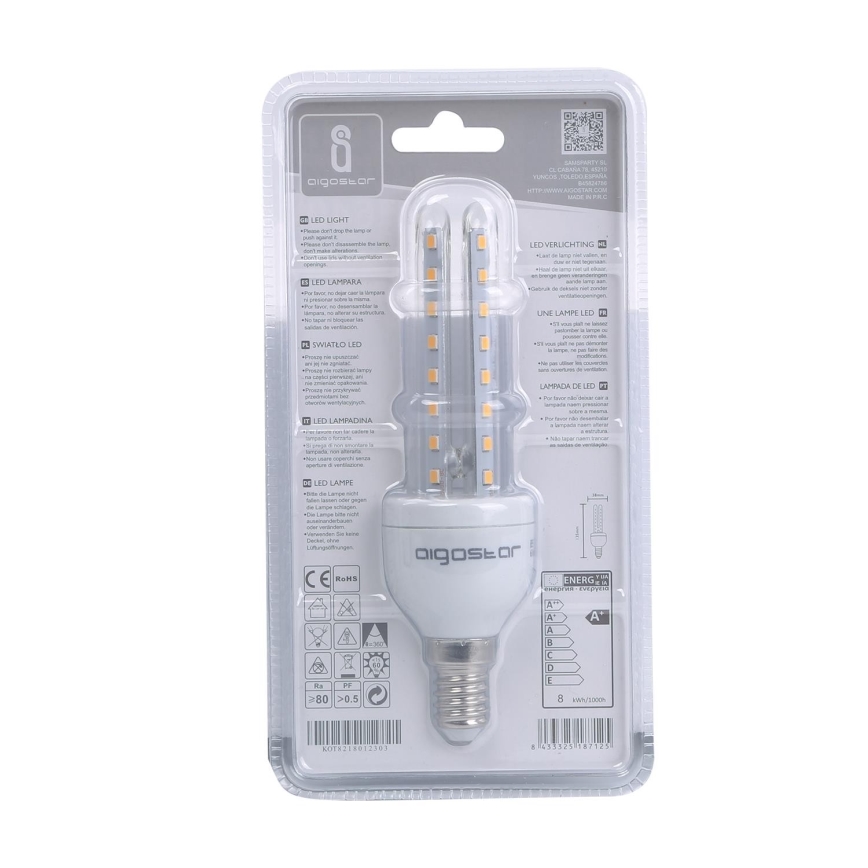 LED Bulb E14/8W/230V 3000K - Aigostar