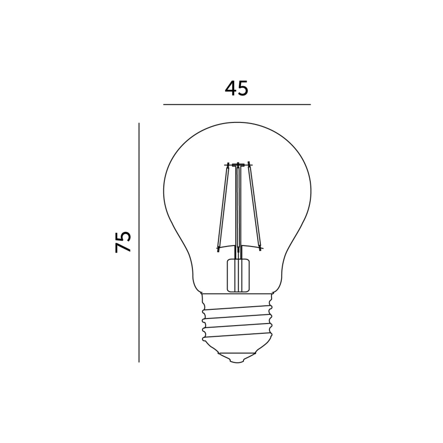LED bulb E27/1,3W/230V 2700K