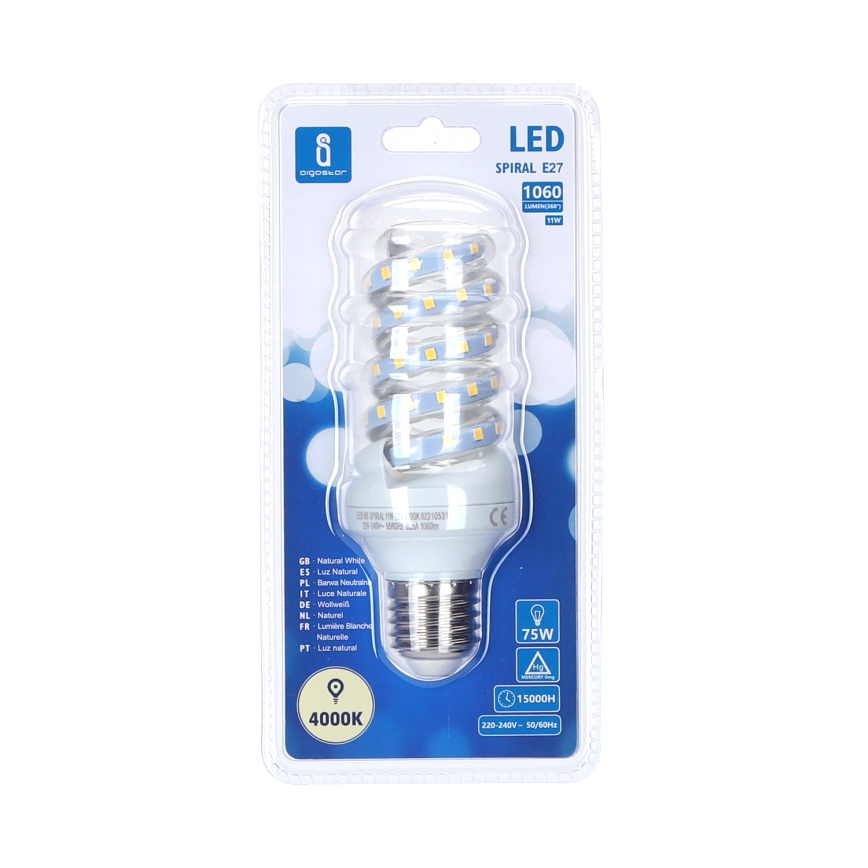 LED Bulb E27/11W/230V 4000K - Aigostar