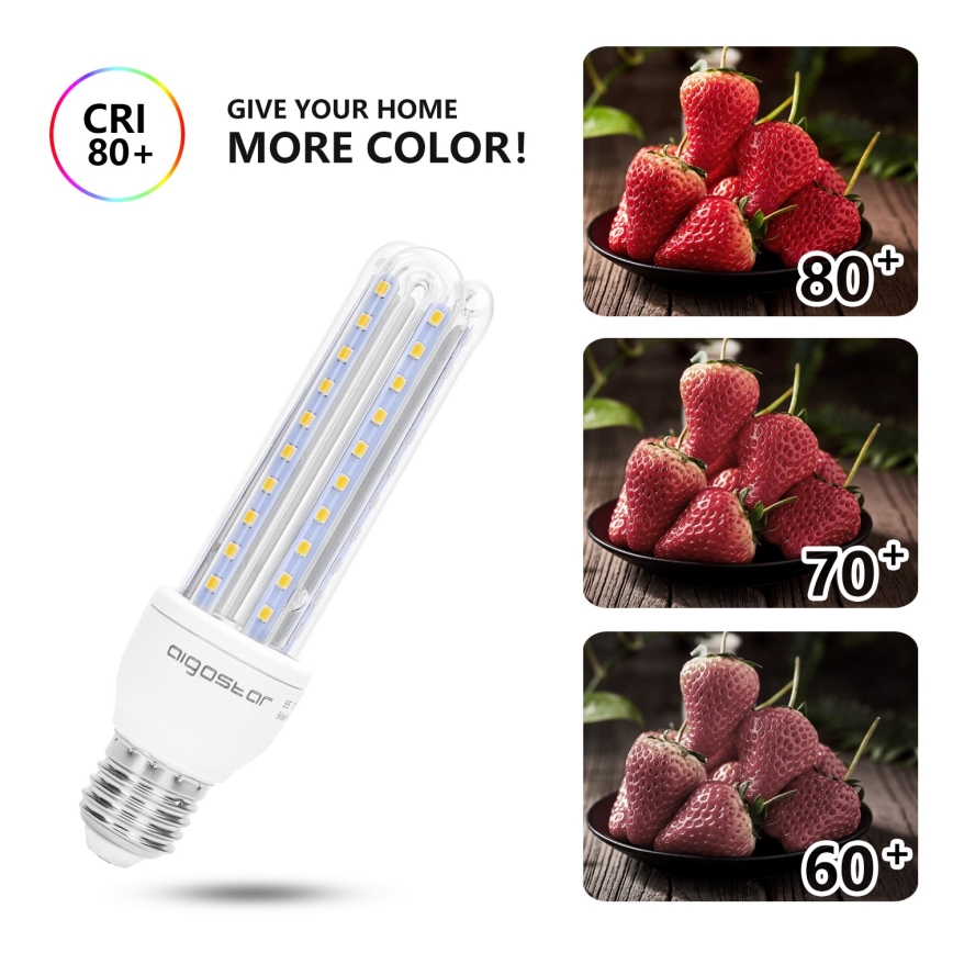 LED Bulb E27/12W/230V 3000K - Aigostar
