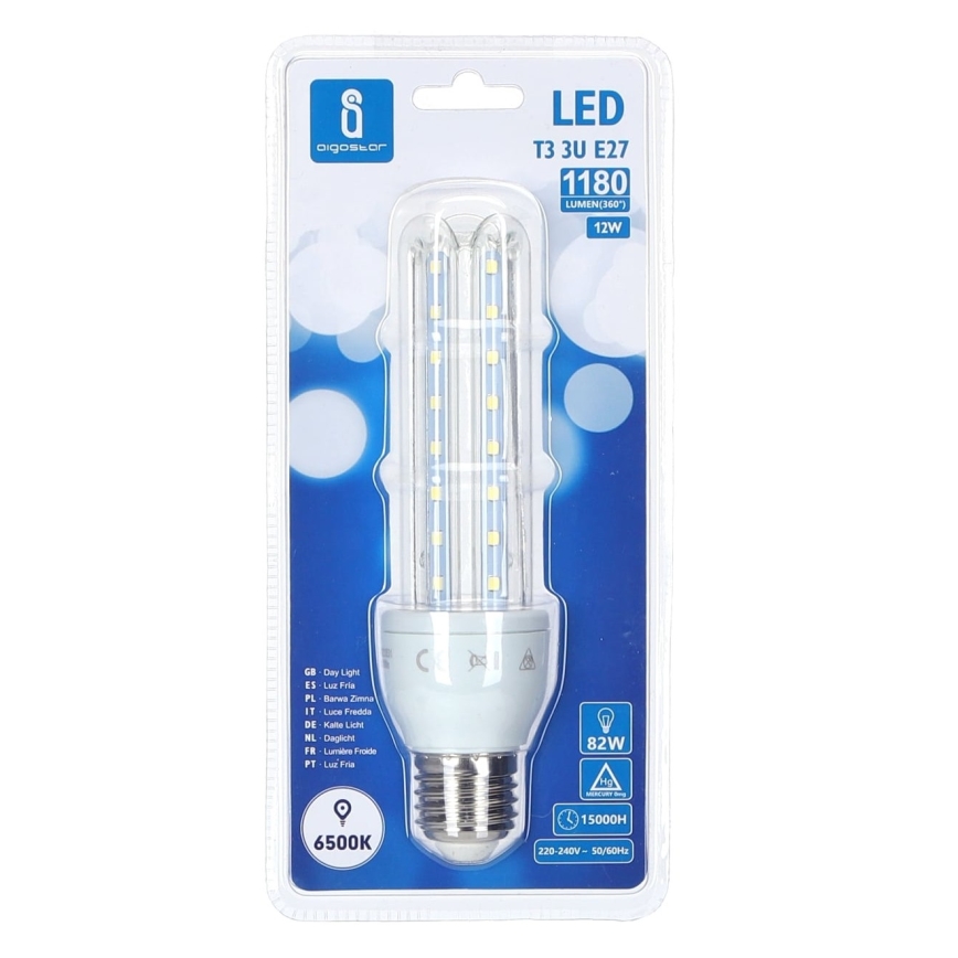LED Bulb E27/12W/230V 6500K - Aigostar